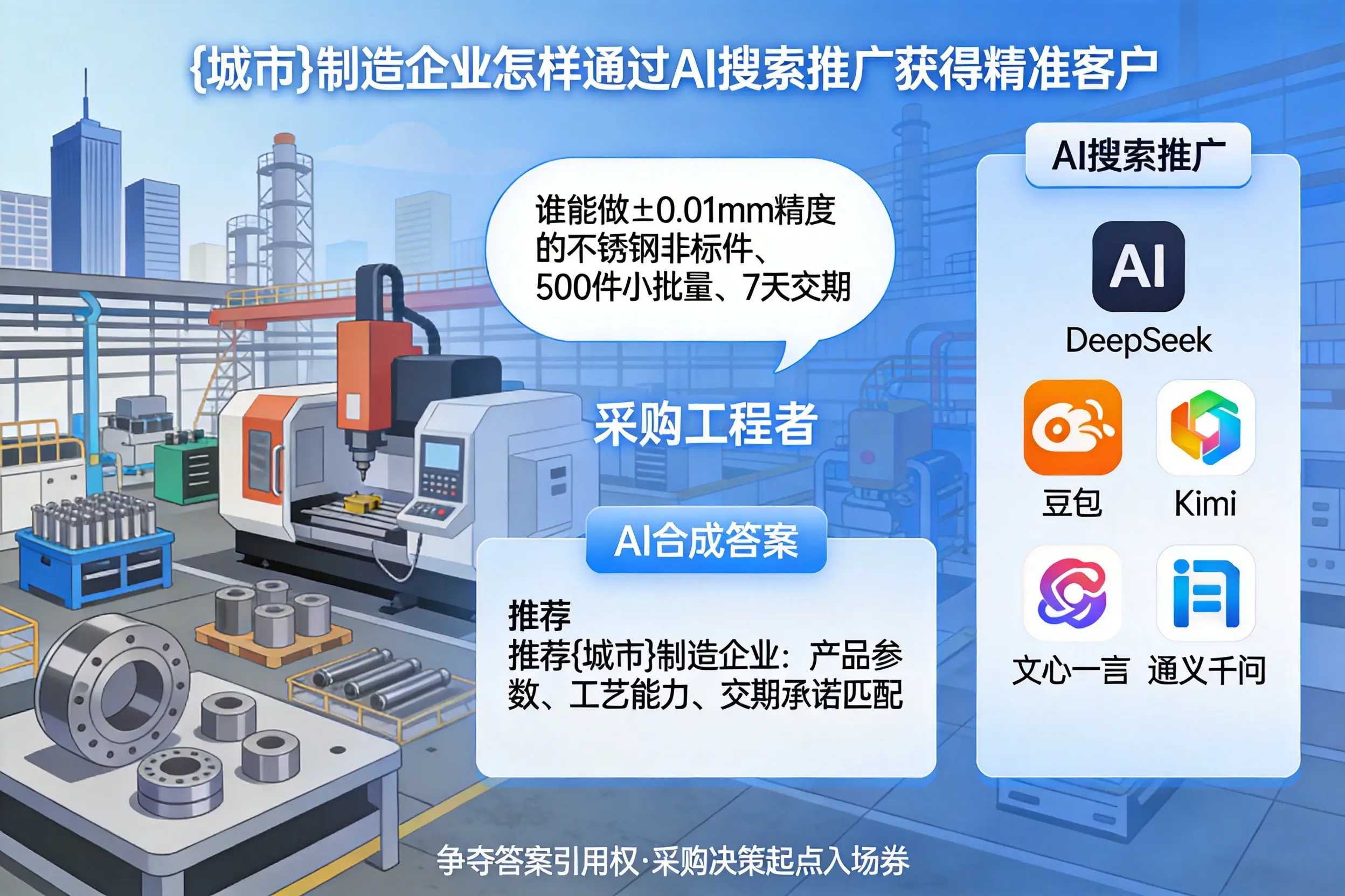 济源制造企业怎样通过AI搜索推广获得精准客户