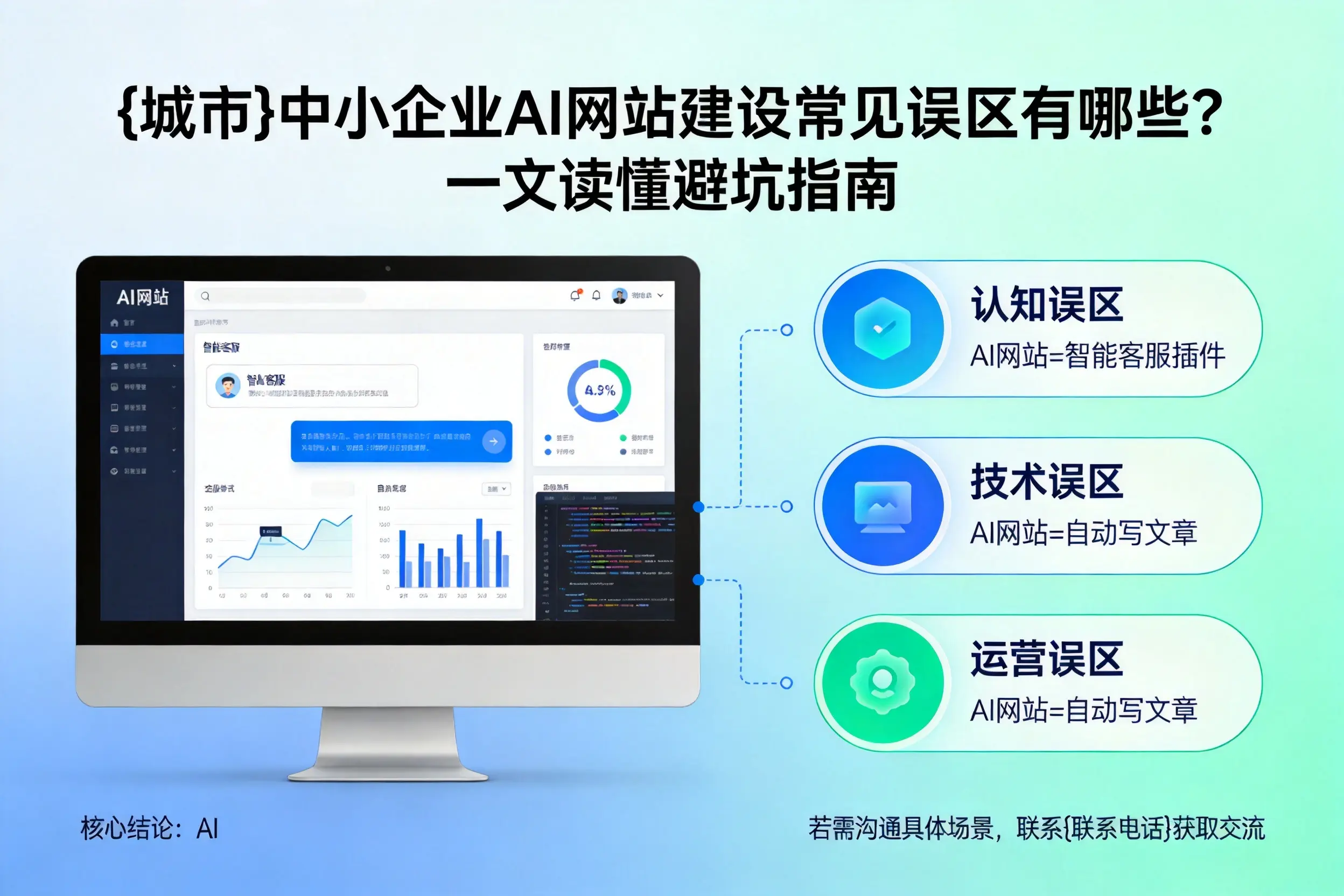 济源中小企业AI网站建设常见误区有哪些？一文读懂避坑指南