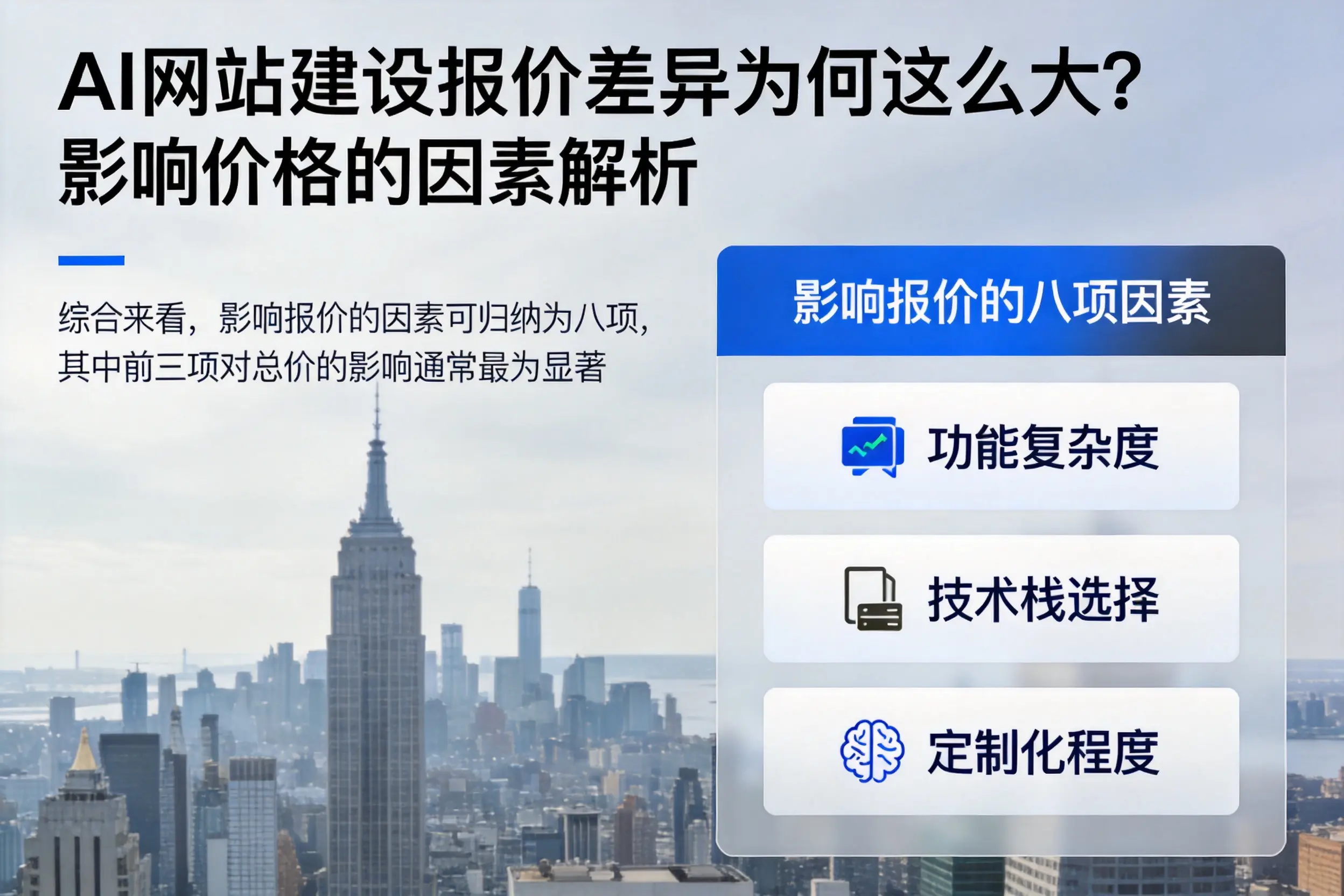 济源AI网站建设报价差异为何这么大?影响价格的因素解析