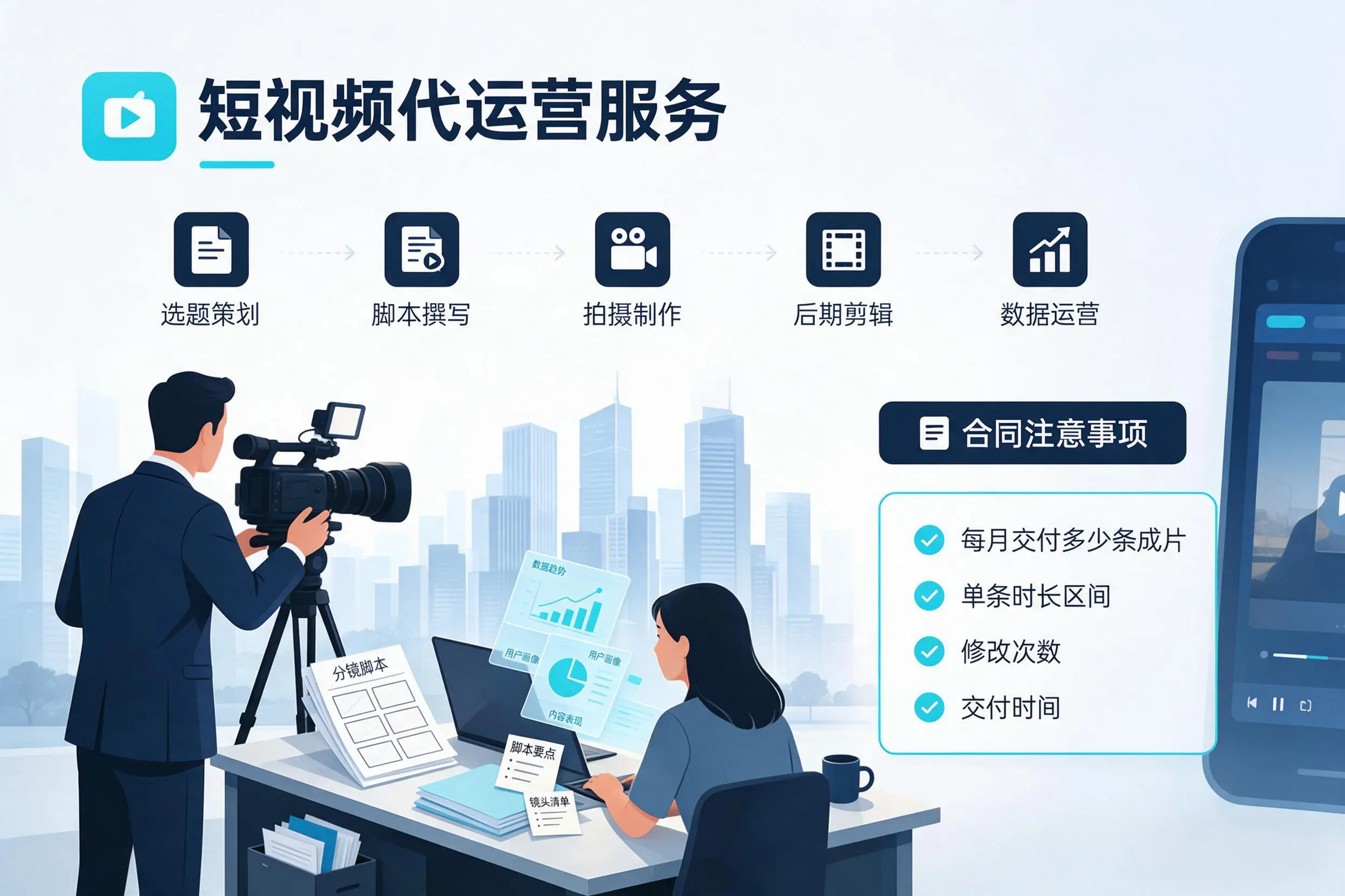 短视频代运营包含哪些服务？济源企业常见问题科普