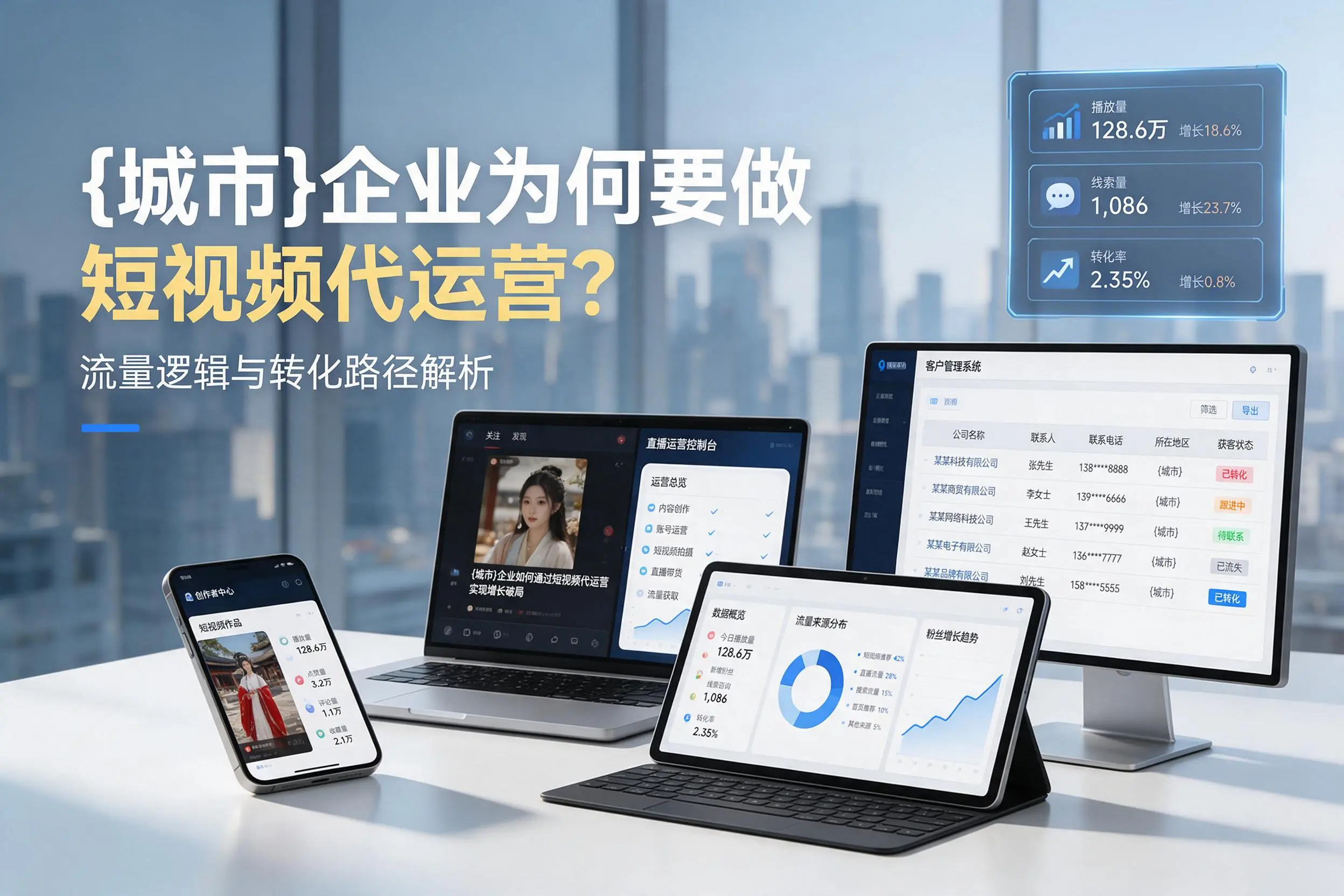 济源企业为何要做短视频代运营？流量逻辑与转化路径解析