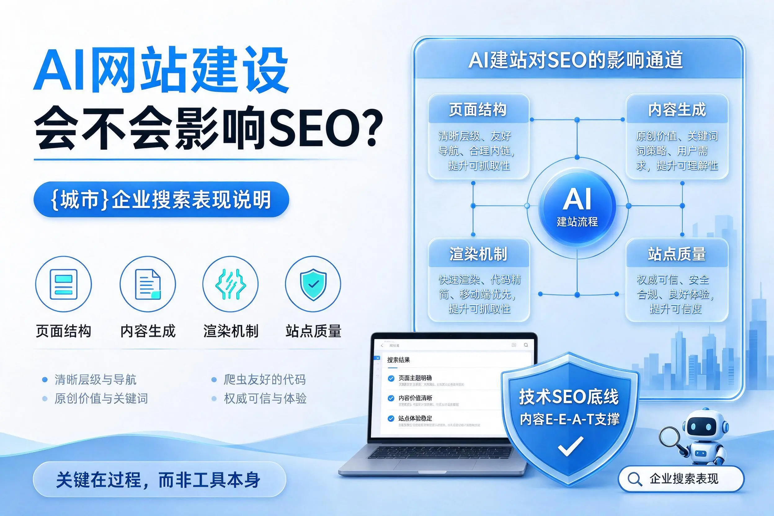 AI网站建设会不会影响SEO？济源企业搜索表现说明