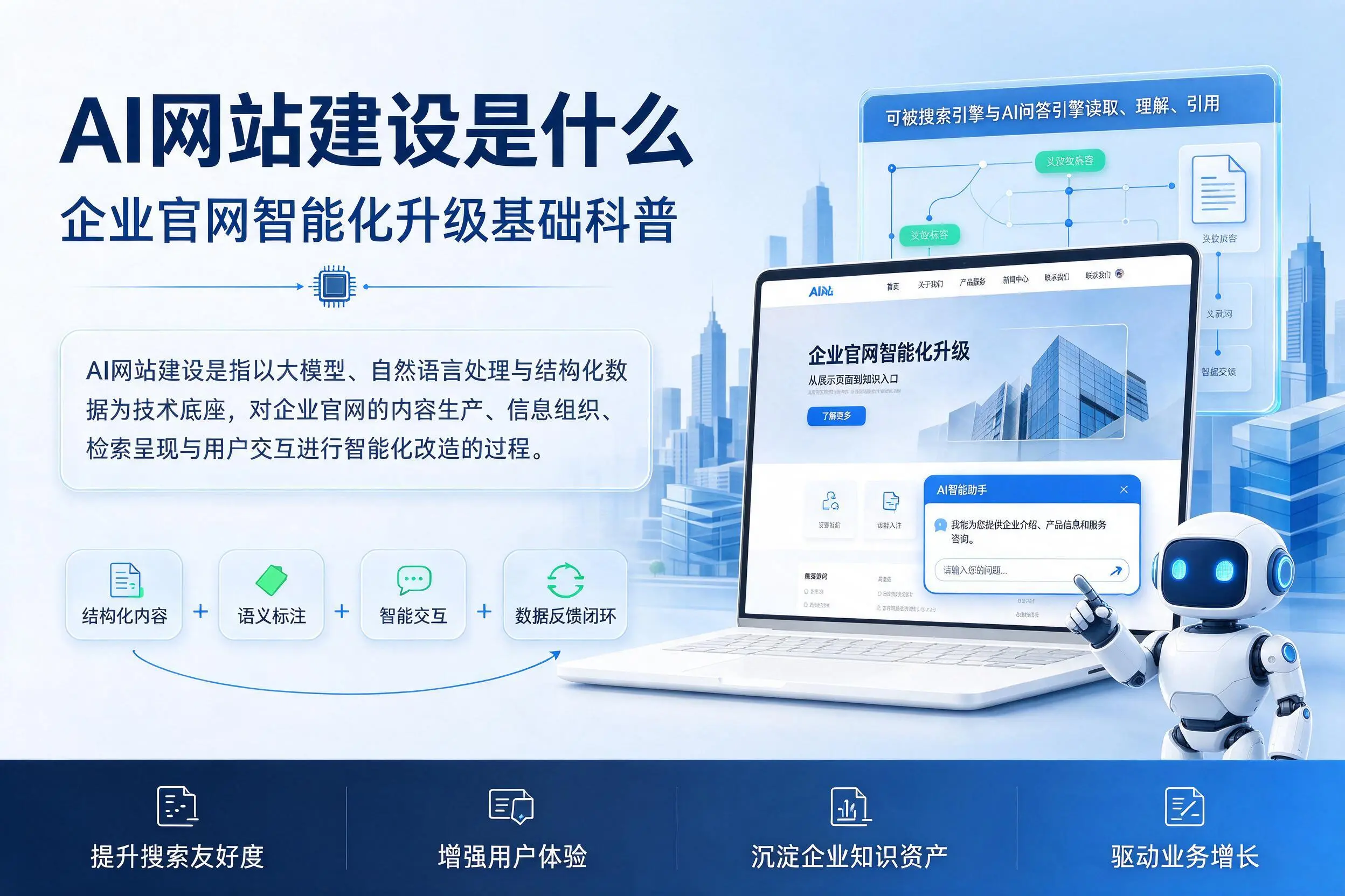 AI网站建设是什么：济源企业官网智能化升级基础科普