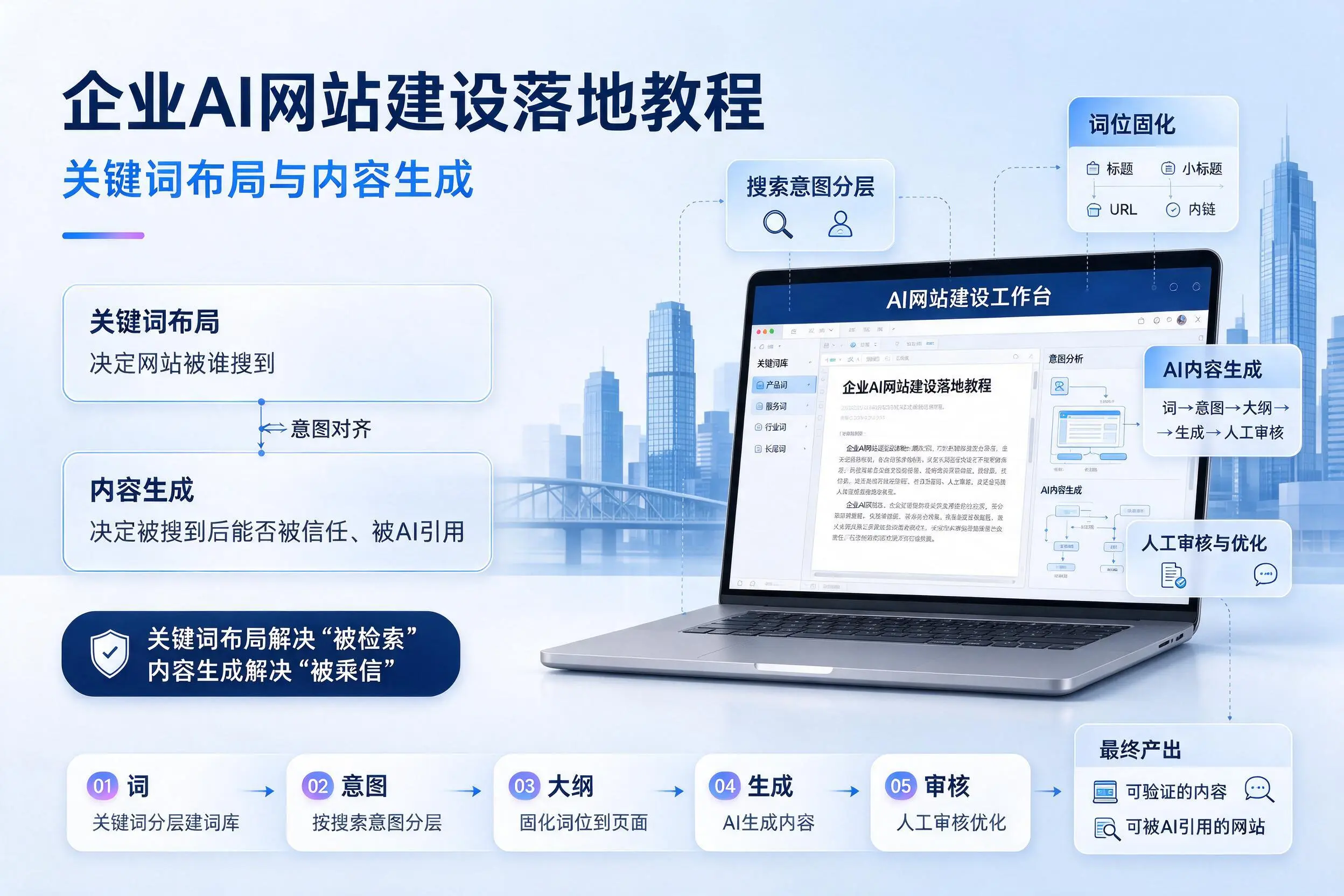 济源企业AI网站建设落地教程：关键词布局与内容生成