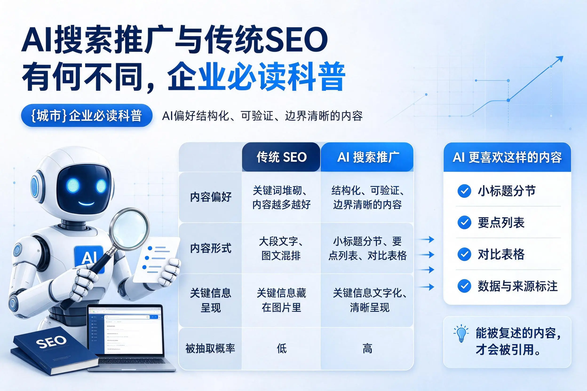 AI搜索推广与传统SEO有何不同,济源企业必读科普